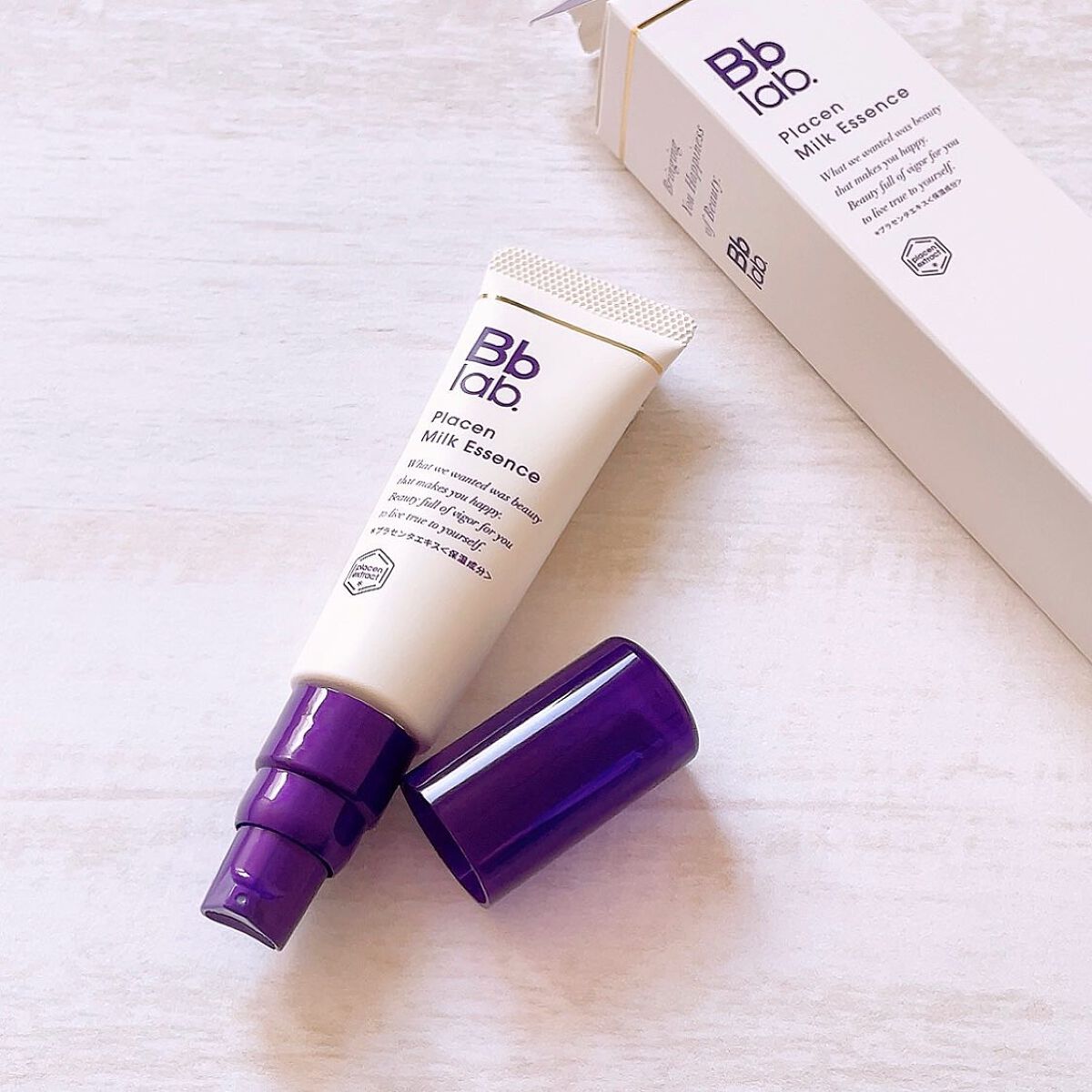 プラセンミルクエッセンス/Bb lab./美容液を使ったクチコミ（1枚目）