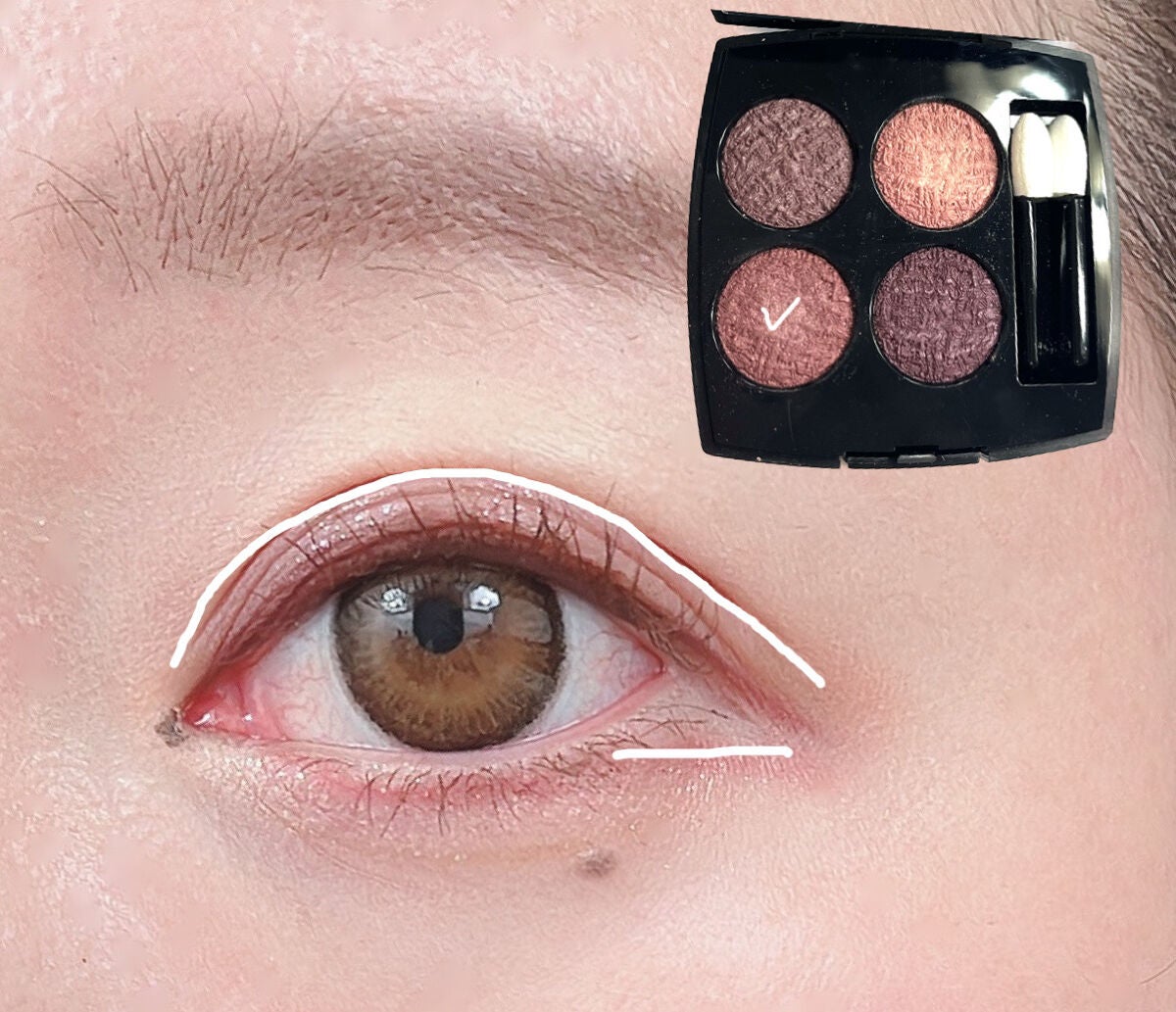 ロングウェア クリーム シャドウ スティック/BOBBI BROWN/スティックアイシャドウを使ったクチコミ(4枚目)