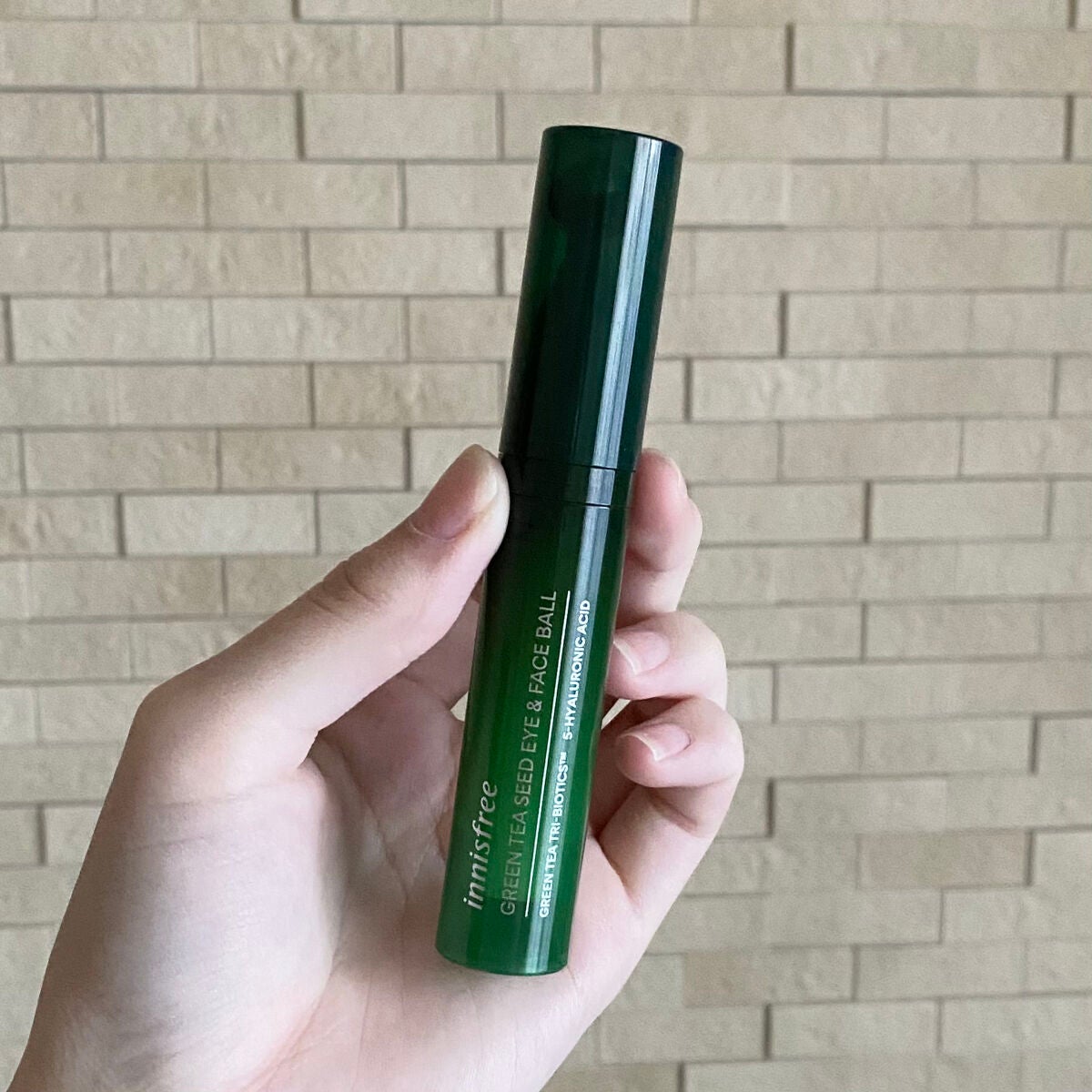 グリーンティーシード モイスト アイ&フェイスボール/innisfree/美容液を使ったクチコミ(2枚目)