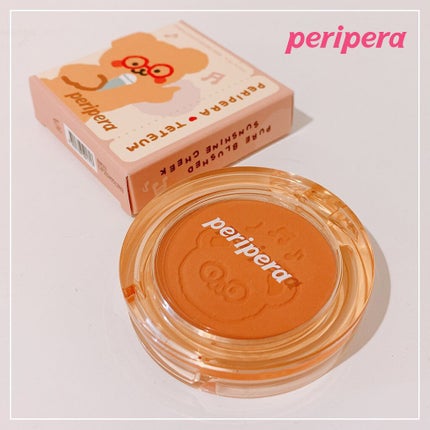 ピュア ブラッシュド サンシャイン チーク/PERIPERA/パウダーチークを使ったクチコミ(1枚目)