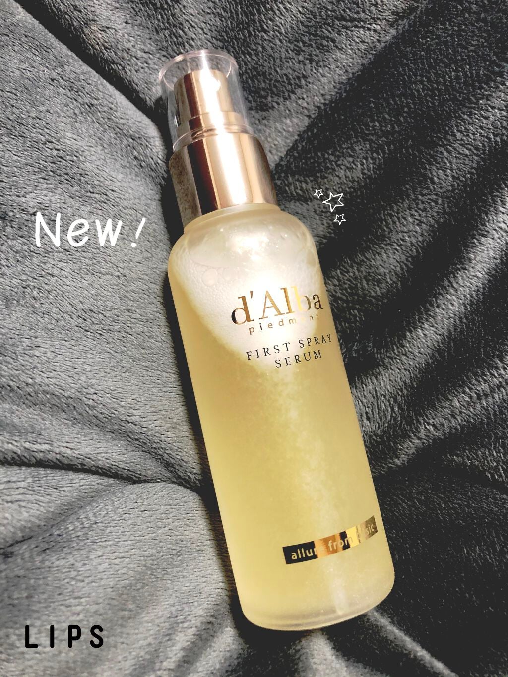 ダルバ ホワイトトリュフファーストスプレーセラム/ダルバ/ミスト状化粧水を使ったクチコミ(1枚目)