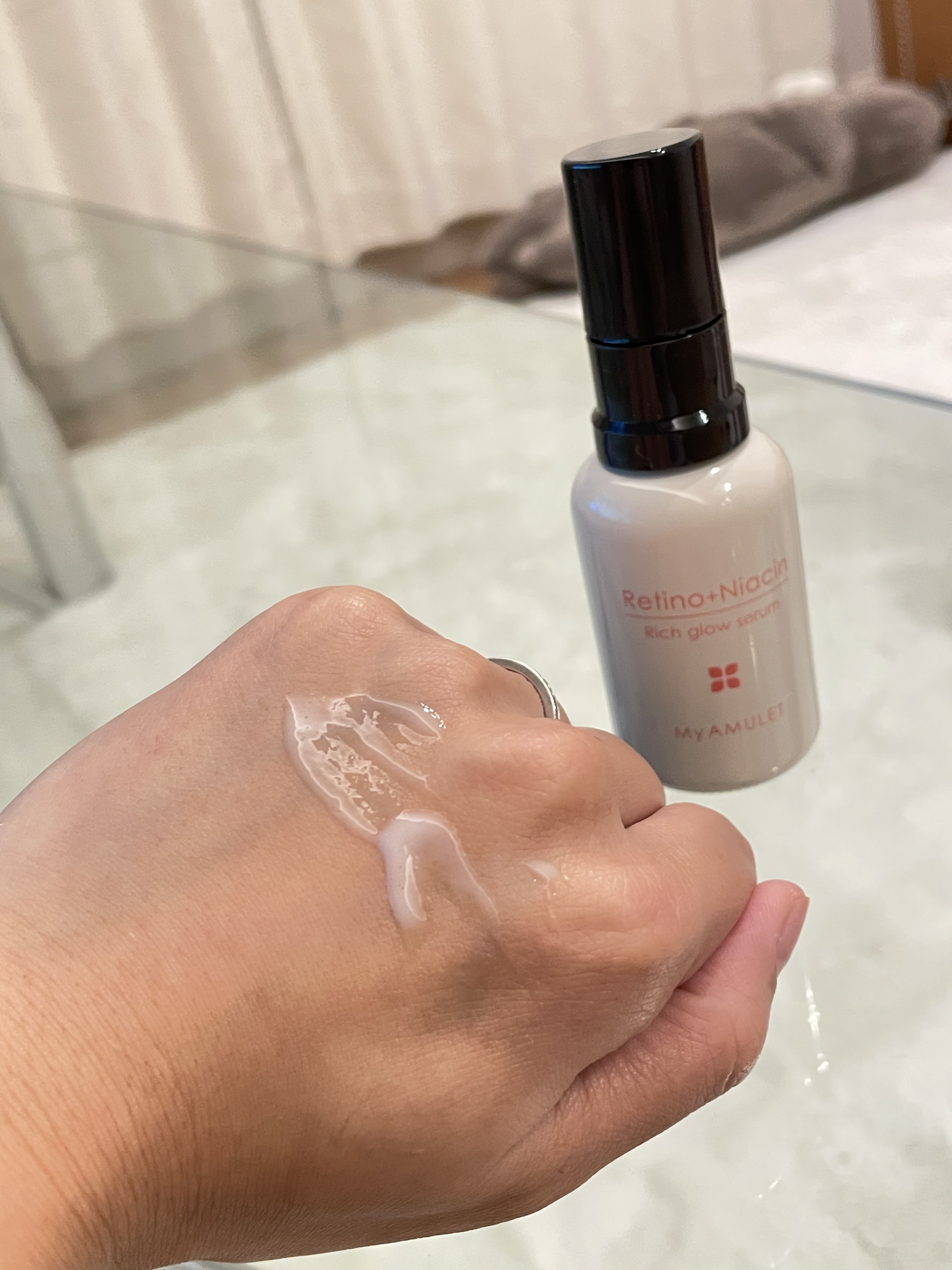 リッチグロウセラム/My AMULET/美容液を使ったクチコミ（3枚目）