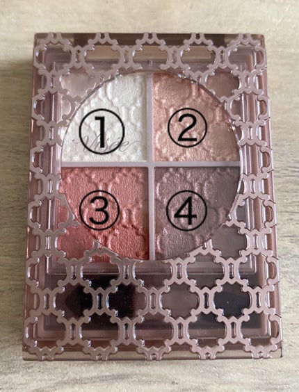 グロッシーリッチ アイズ N/Visée/アイシャドウパレットを使ったクチコミ(4枚目)