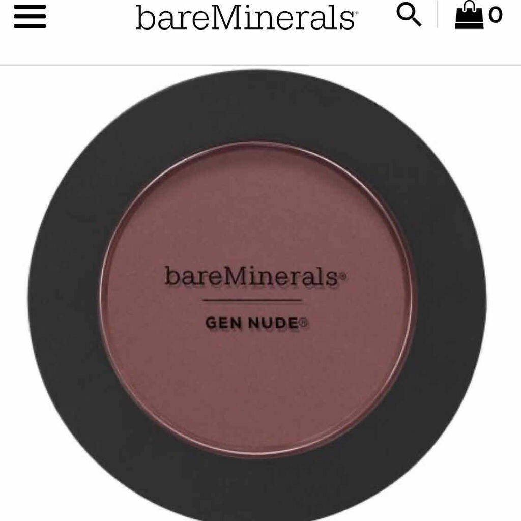 ジェン ヌード パウダー ブラッシュ/bareMinerals/パウダーチークを使ったクチコミ(4枚目)