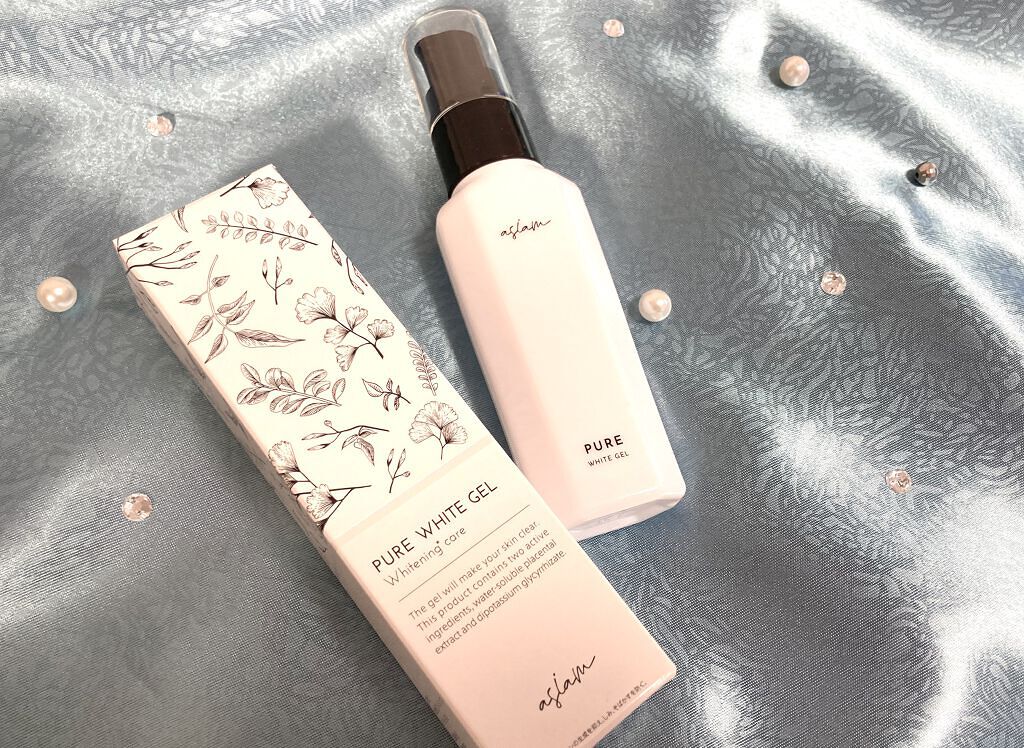 ピュアホワイトジェル/asiam/オールインワン化粧品を使ったクチコミ(1枚目)