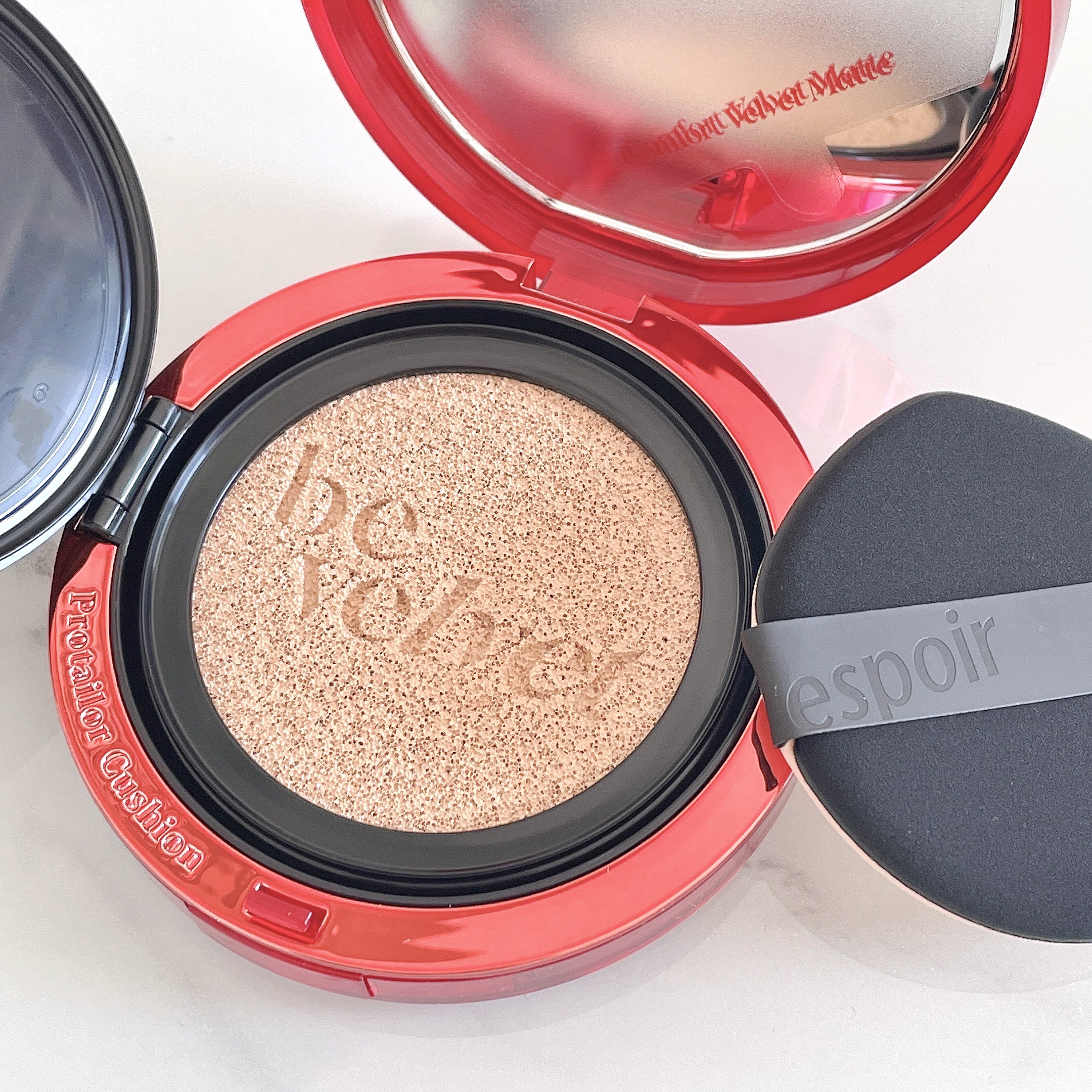 プロテーラービーベルベットカバークッション/espoir/クッションファンデーションを使ったクチコミ（2枚目）