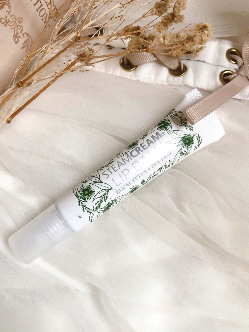 リップバームユーカリ＆ティーツリー/STEAMCREAM/リップバームを使ったクチコミ（1枚目）