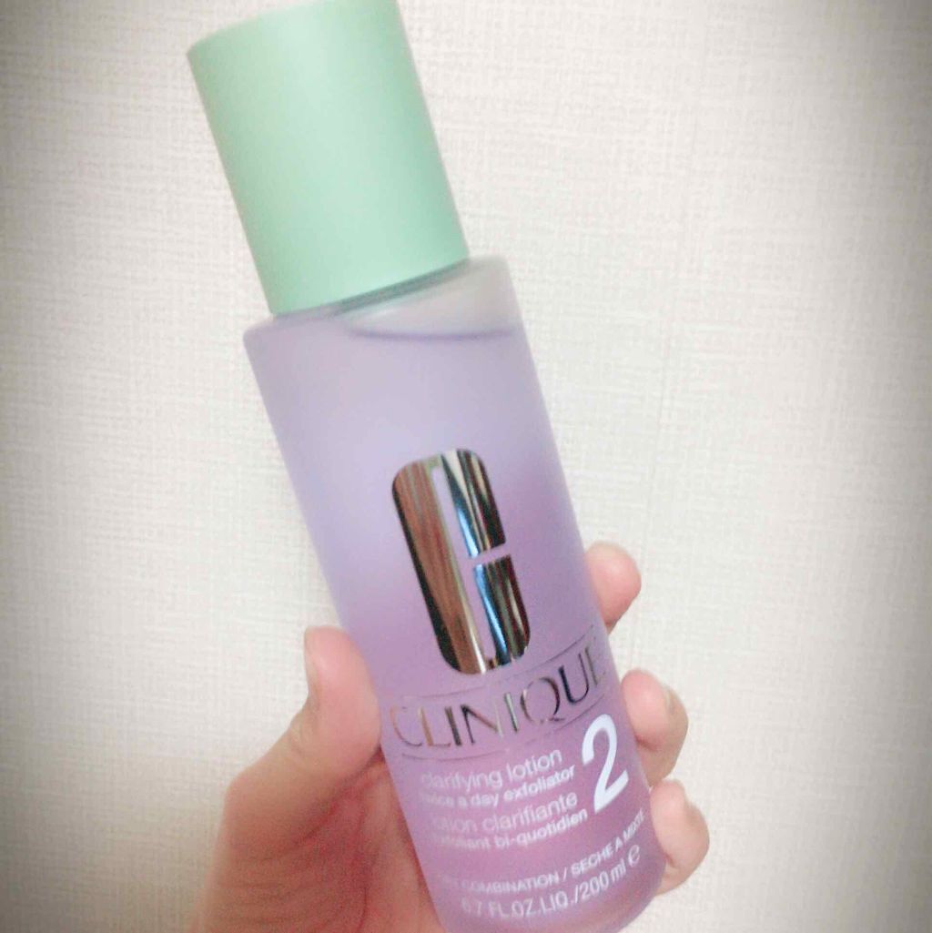 クラリファイング ローション 2/CLINIQUE/拭き取り化粧水を使ったクチコミ(1枚目)