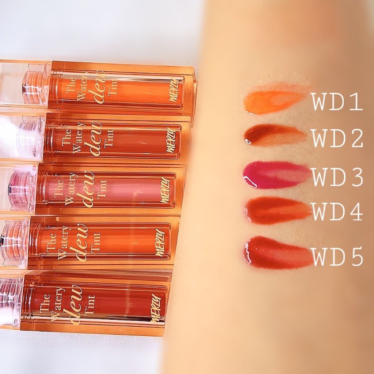 ザ ウォータリーデューティント/MERZY/リップティントを使ったクチコミ（3枚目）