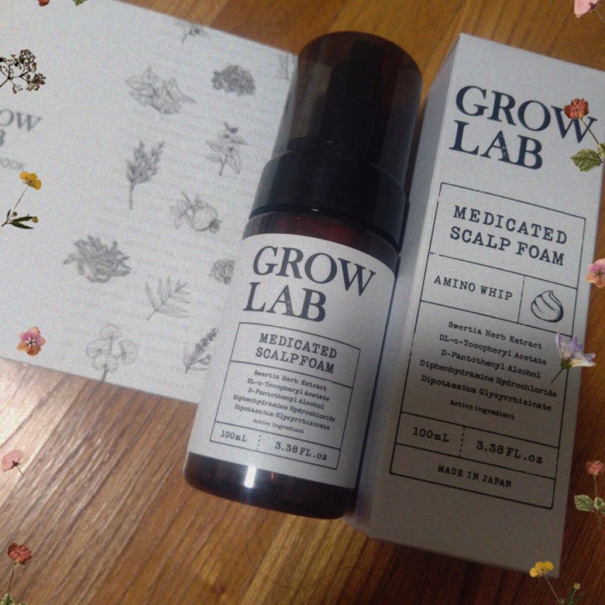 メディケイテッドスカルプフォーム/GROW LAB/頭皮ローションを使ったクチコミ（1枚目）