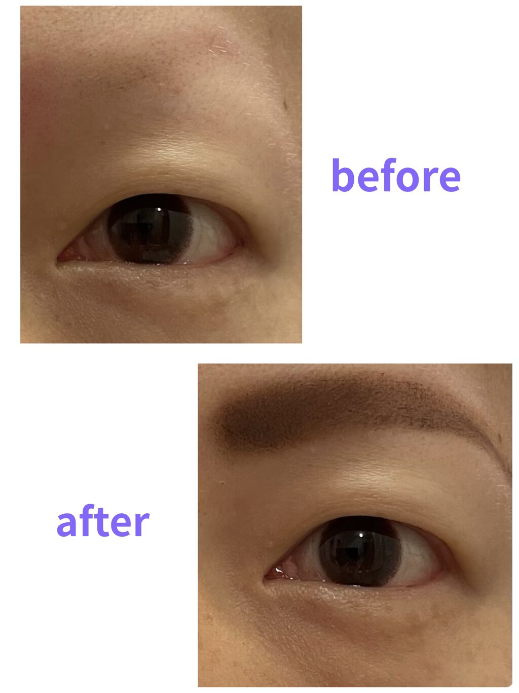 コントゥアリング パウダーアイブロウ BR301 ダークブラウン/DECORTÉ/パウダーアイブロウを使ったクチコミ（2枚目）