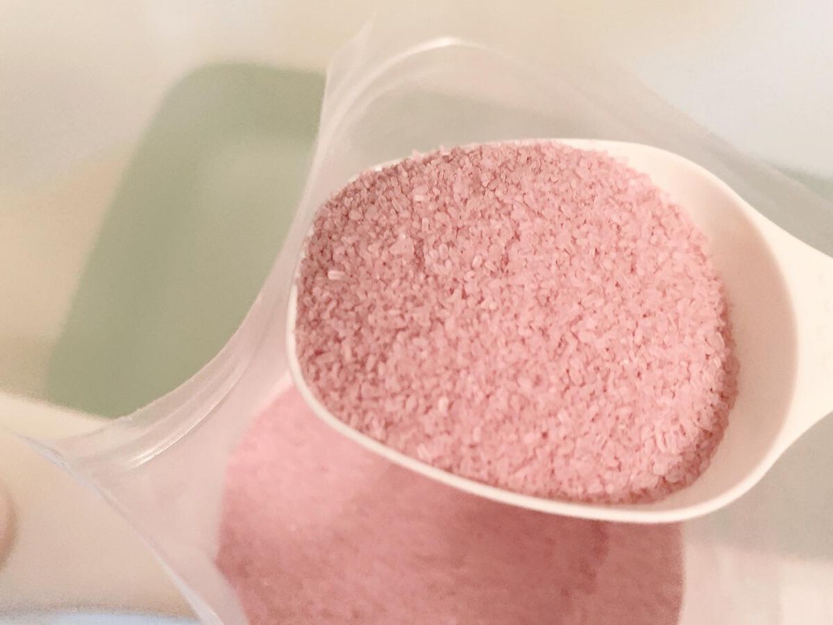 シークリスタルス エプソムソルト 赤ワイン/sea crystals/無機塩系入浴剤を使ったクチコミ（2枚目）