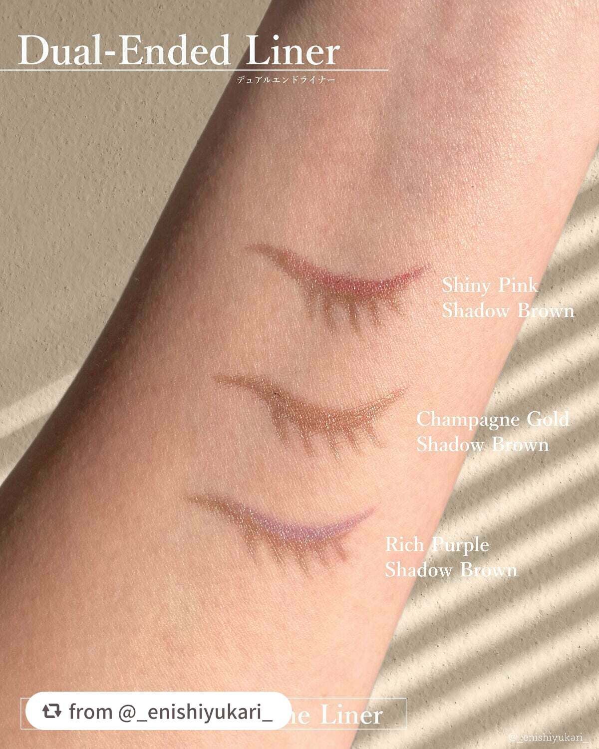 デュアルエンドライナー/LUMIURGLAS/リキッドアイライナーを使ったクチコミ(3枚目)