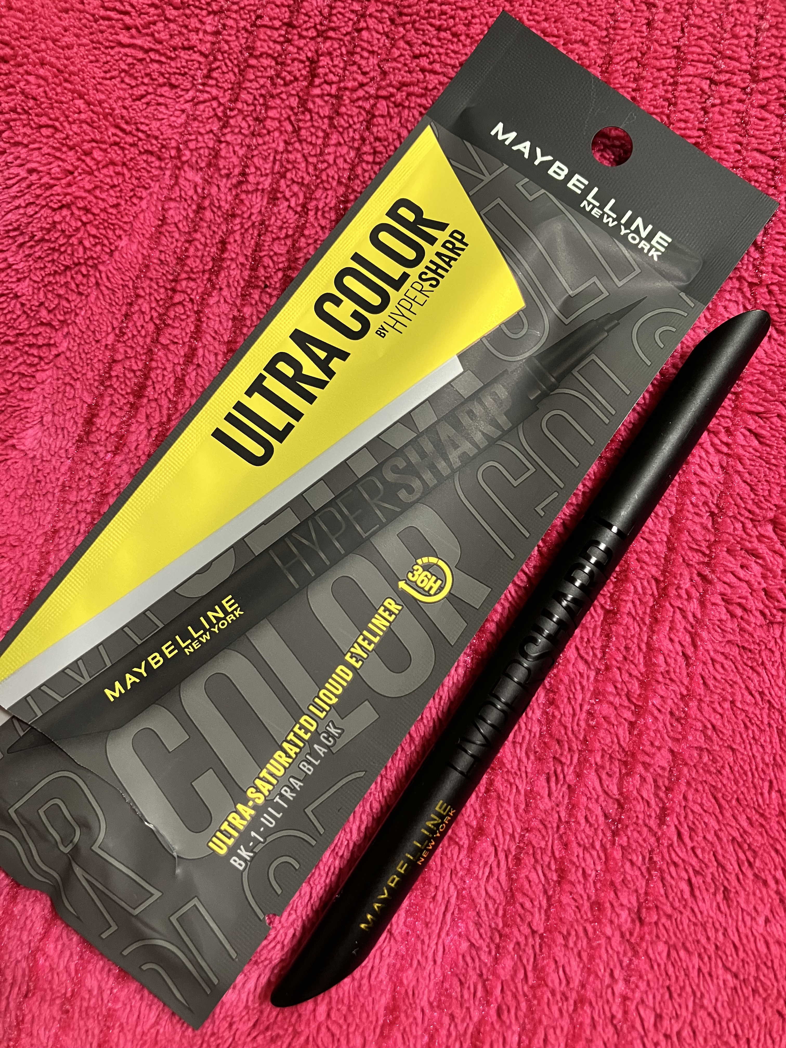 ウルトラカラー アイライナー BK-1 ぱっちり目ヂカラ プレミアムブラック/MAYBELLINE NEW YORK/リキッドアイライナーを使ったクチコミ（3枚目）