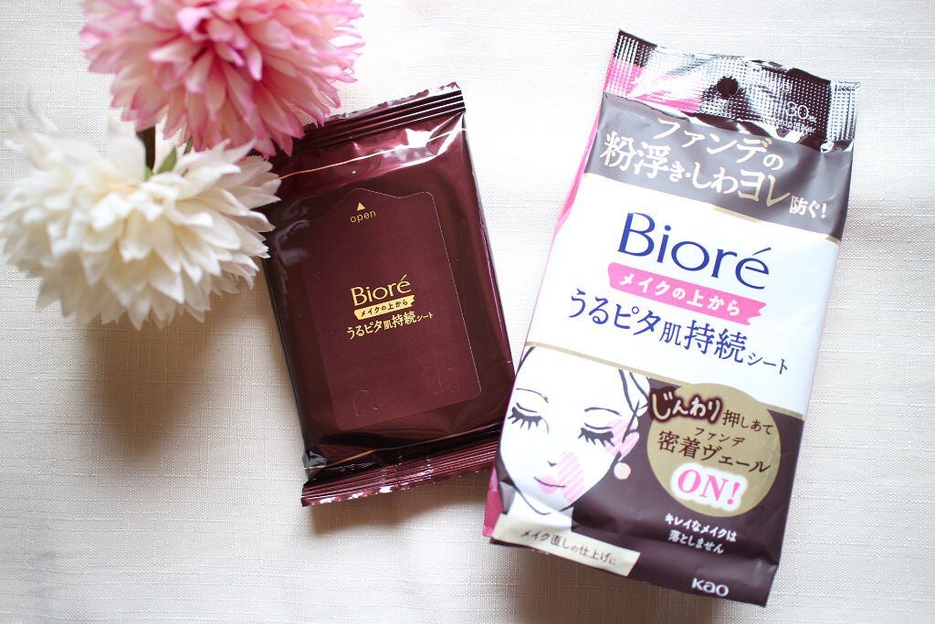 ビオレメイクの上からうるピタ肌持続シート/ビオレ/フェイスシートを使ったクチコミ(7枚目)