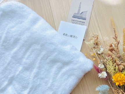 素肌が微笑むバスタオル/おぼろタオル/バスグッズを使ったクチコミ(5枚目)