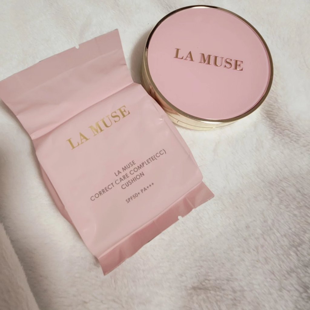 CORRECT CARE COMPLETE CC CUSHION/ラミューズ/クッションファンデーションを使ったクチコミ（2枚目）