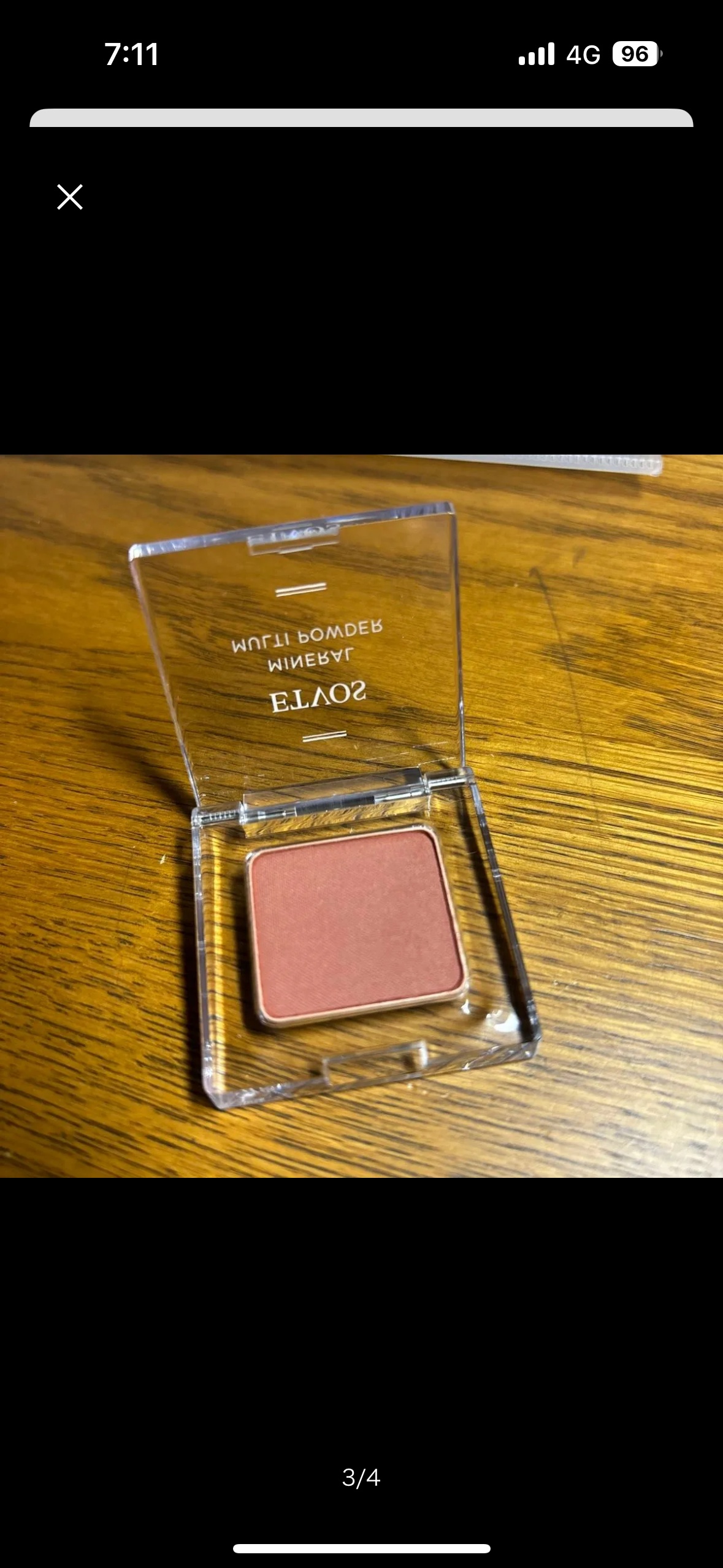 ミネラルマルチパウダー ルージュブラウン（限定色）/エトヴォス/単色アイシャドウを使ったクチコミ（2枚目）