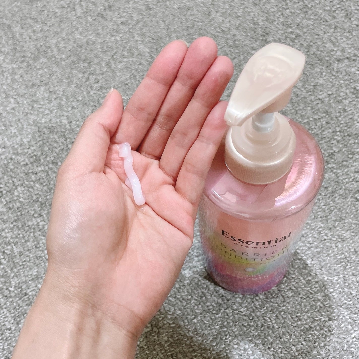 エッセンシャルプレミアム バリアシャンプー・コンディショナー シルキー&スムース/エッセンシャル/市販シャンプーを使ったクチコミ(5枚目)