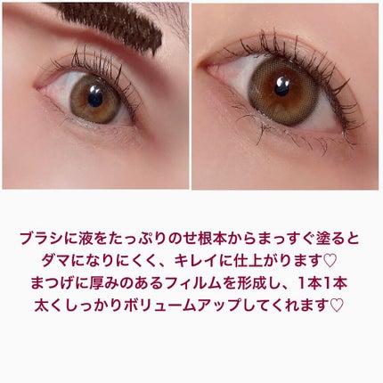 「塗るつけまつげ」ボリュームタイプ/デジャヴュ/マスカラを使ったクチコミ(6枚目)