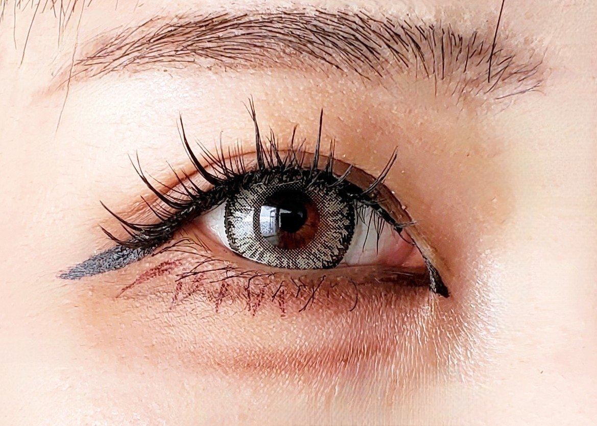 下まつげライアーライナー #TT05 あずきブラウン/tomei/リキッドアイライナーを使ったクチコミ（1枚目）