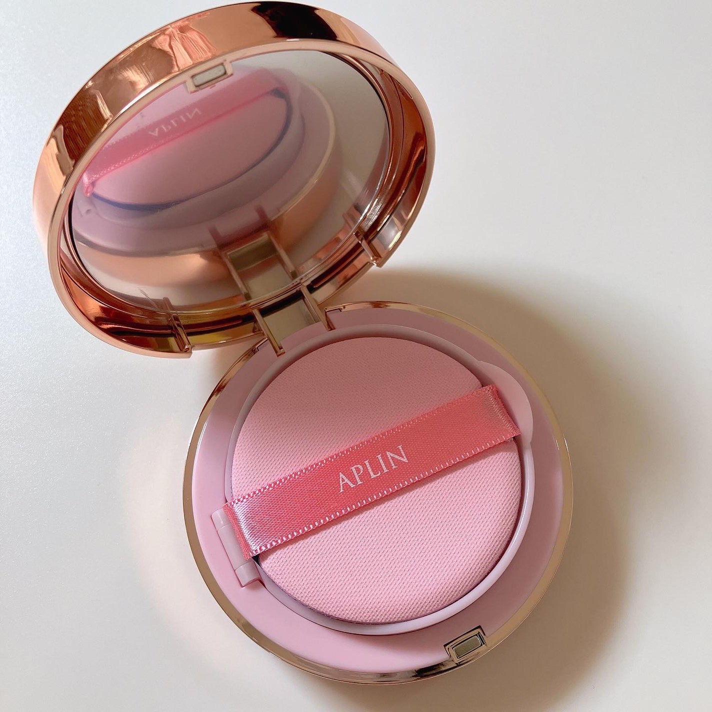 ピンクティーツリーカバークッション/APLIN/クッションファンデーションを使ったクチコミ(3枚目)