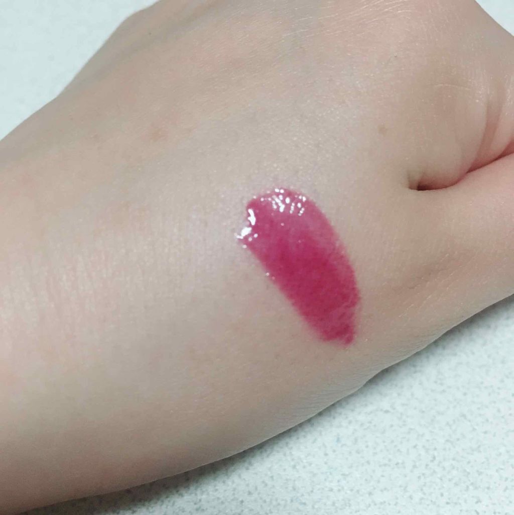 オールインワンルージュ 06 カシスレッド/リトルレディ リュクス/リップグロスを使ったクチコミ（3枚目）