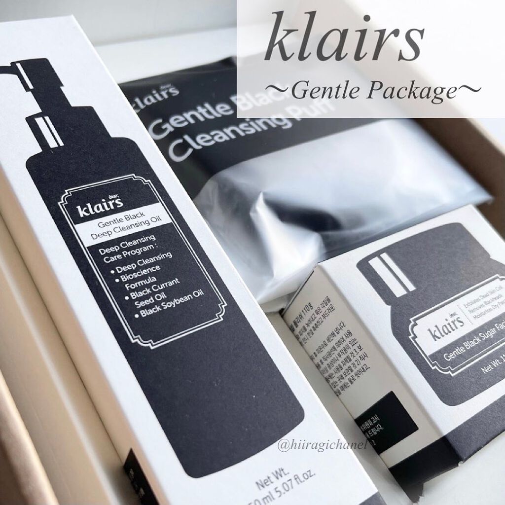 ジェントルブラックシュガーフェイシャルポリッシュ(110g)/Klairs/洗い流すパック・マスクを使ったクチコミ（1枚目）