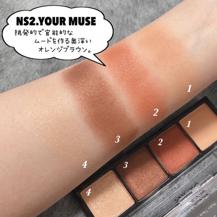 ノワール イン ザ シャドウパレット/MERZY/アイシャドウパレットを使ったクチコミ(6枚目)