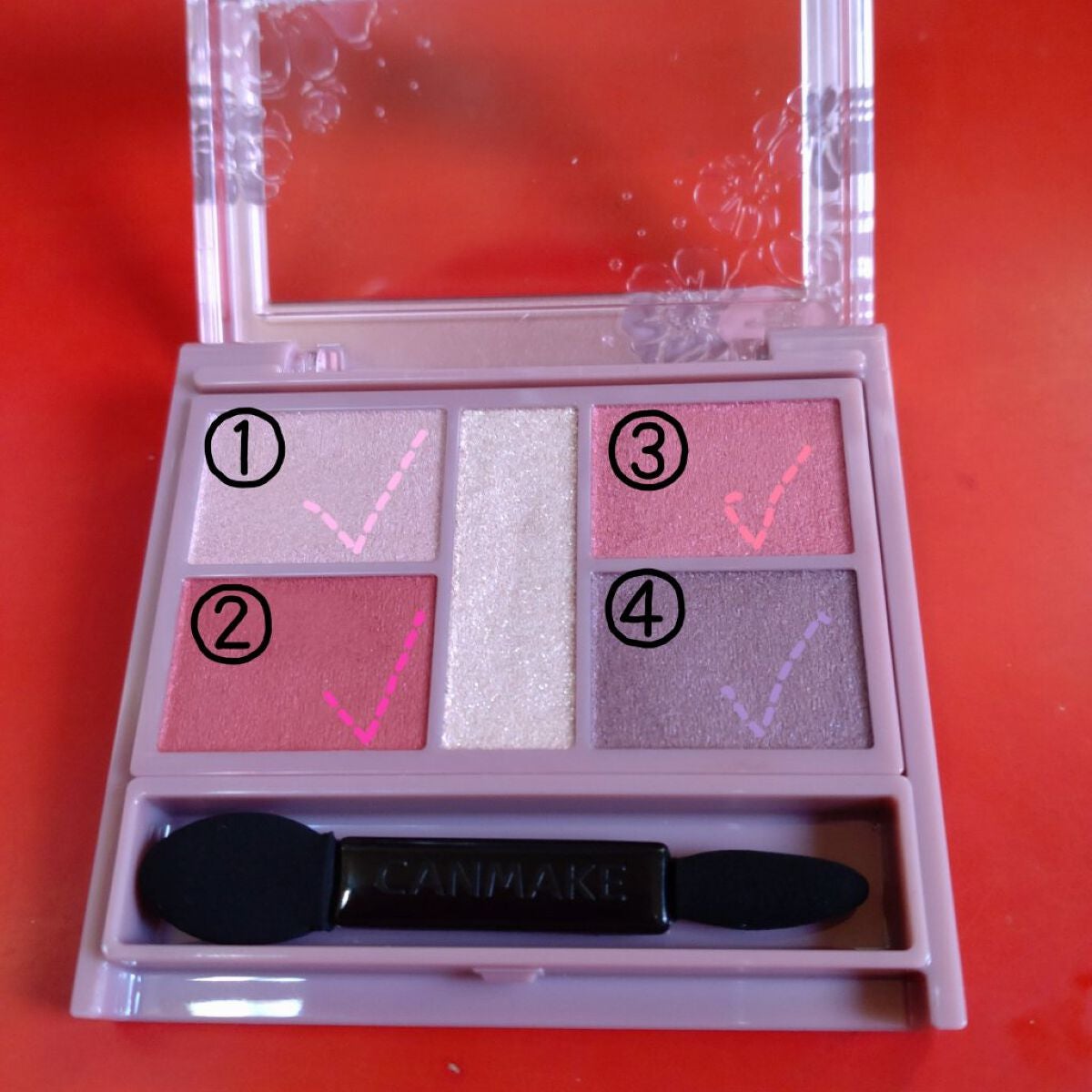 パーフェクトスタイリストアイズ/キャンメイク/アイシャドウパレットを使ったクチコミ(2枚目)