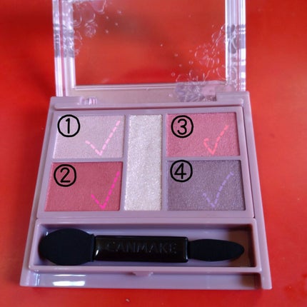 パーフェクトスタイリストアイズ/キャンメイク/アイシャドウパレットを使ったクチコミ(2枚目)