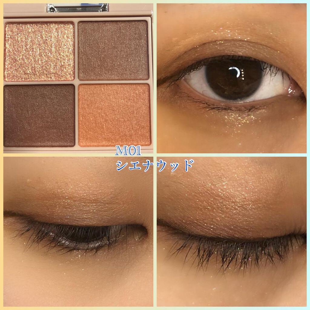 シルキースフレアイズ（マットタイプ）/キャンメイク/アイシャドウパレットを使ったクチコミ（3枚目）