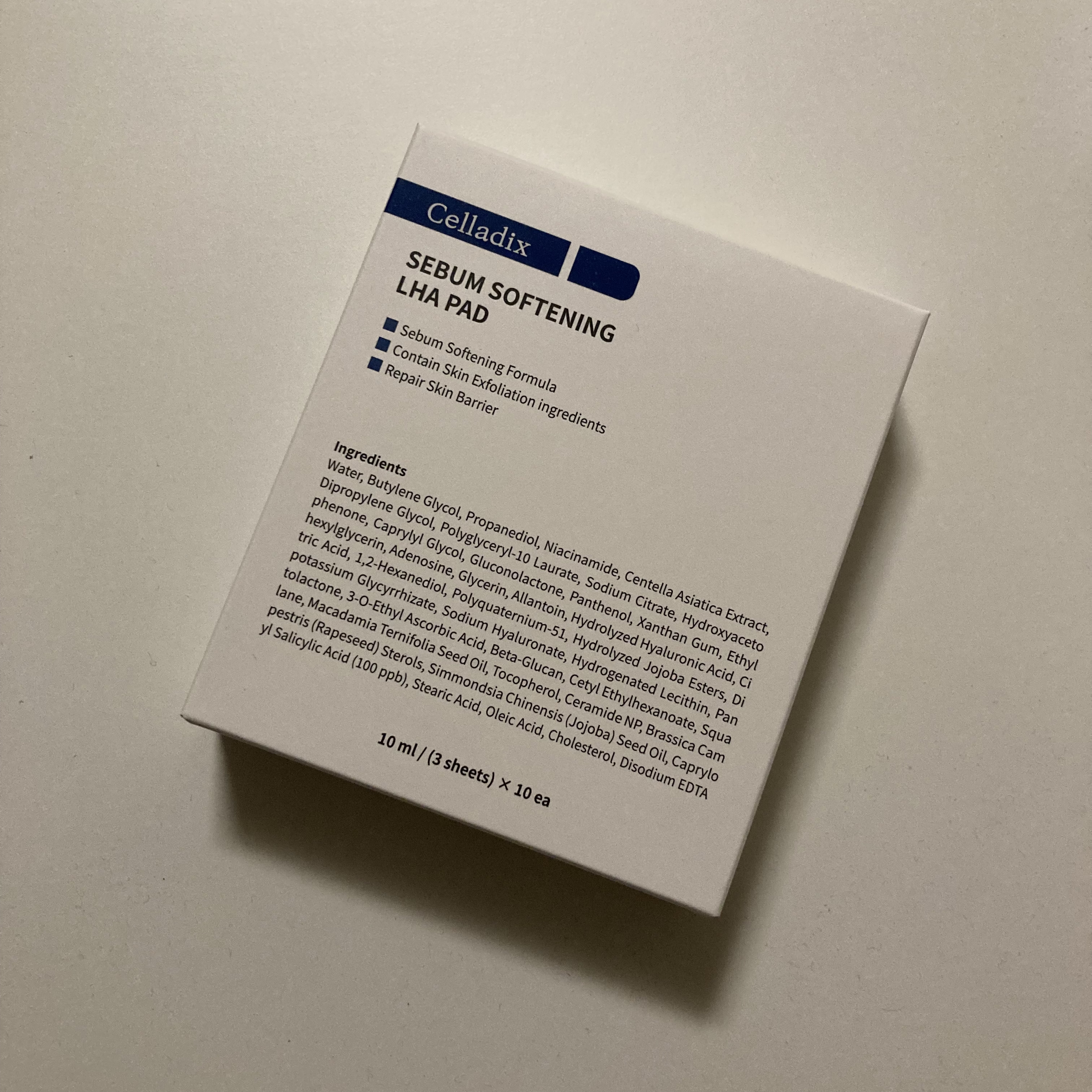 セバムソフトニング131LHAピーリングパッド/Celladix/トナーパッドを使ったクチコミ（1枚目）