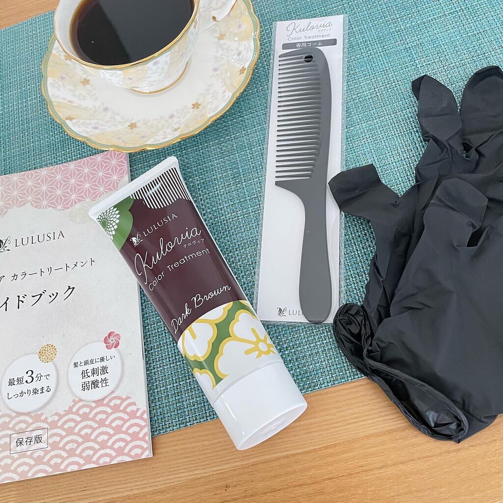 クロヴィア カラートリートメント/ルルシア/洗い流すヘアトリートメントを使ったクチコミ(3枚目)