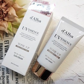 ウォータフルトーンアップサンクリーム/ダルバ/日焼け止めクリームを使ったクチコミ(1枚目)