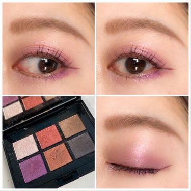 ホリデー アディクション “イリディセント ユーフォリア” EYESHADOW PALLETE L/ADDICTION/メイクアップキットを使ったクチコミ（2枚目）