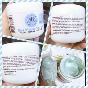 Mint&dead sea salt deep cleansing face mask/Amphora Aromatics/洗い流すパック・マスクを使ったクチコミ（1枚目）