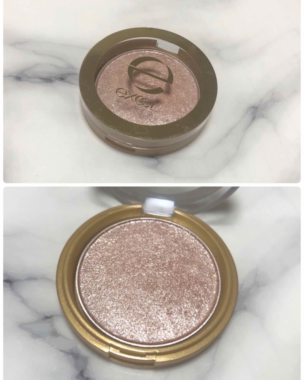 シャイニーシャドウ N/excel/単色アイシャドウを使ったクチコミ（1枚目）