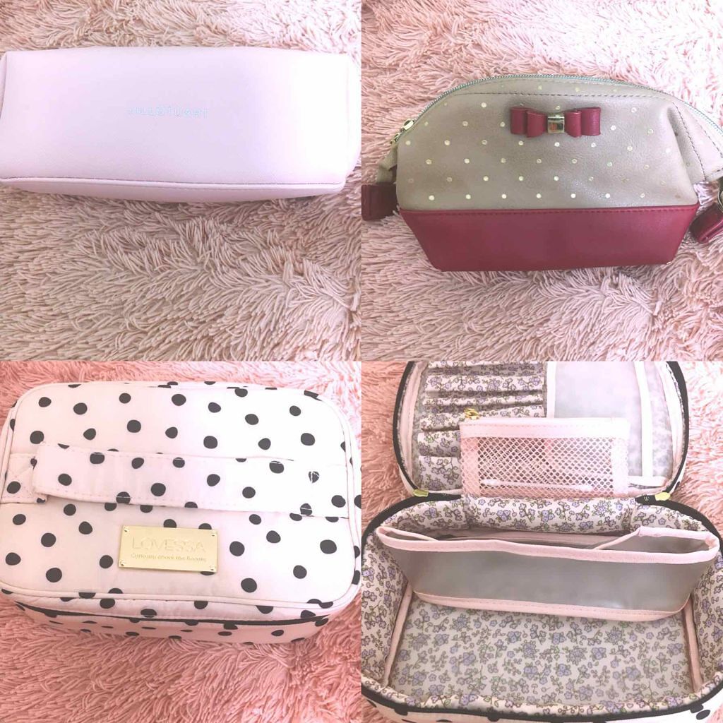 くらげ on LIPS 「コスメポーチ紹介。①なにかの雑誌とジルスチュアートのコラボポー..」(2枚目)