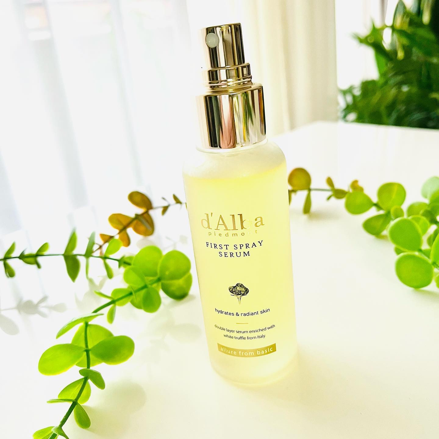 ダルバ ホワイトトリュフファーストスプレーセラム/ダルバ/ミスト状化粧水を使ったクチコミ（3枚目）