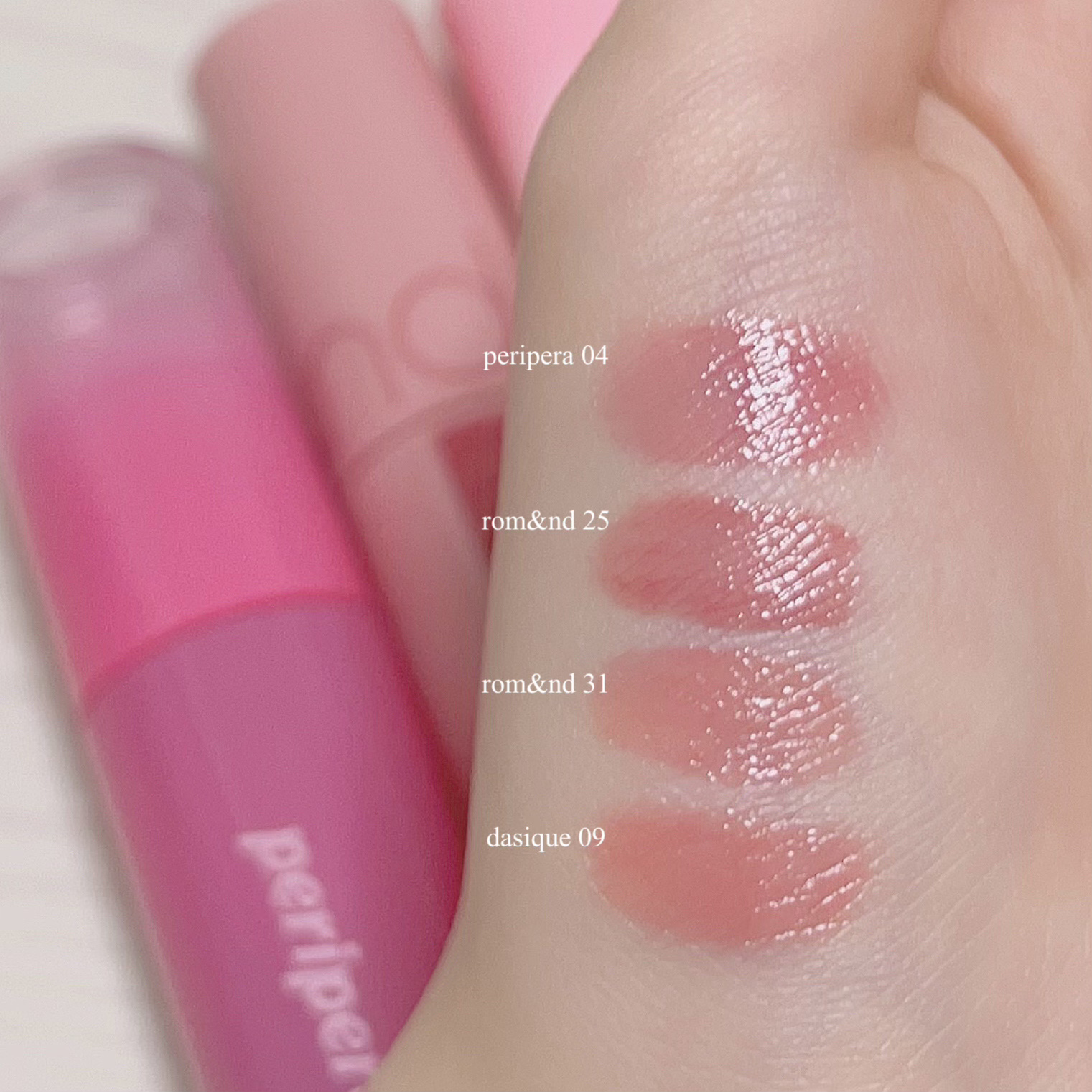 ジューシーラスティングティント/rom&nd/リップティントを使ったクチコミ（1枚目）