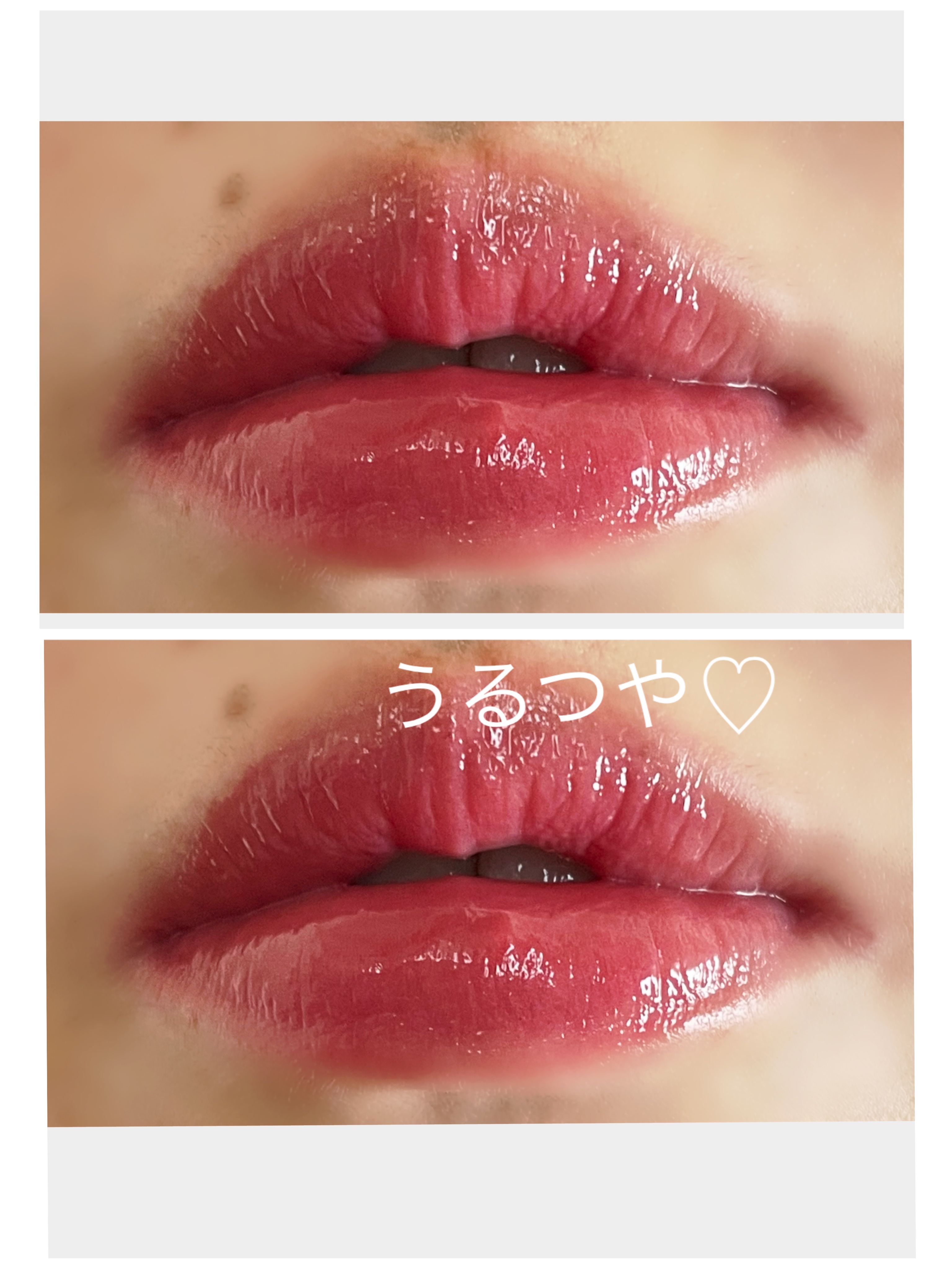 ジェリーイングヌードグロス/Laka/リップグロスを使ったクチコミ（2枚目）