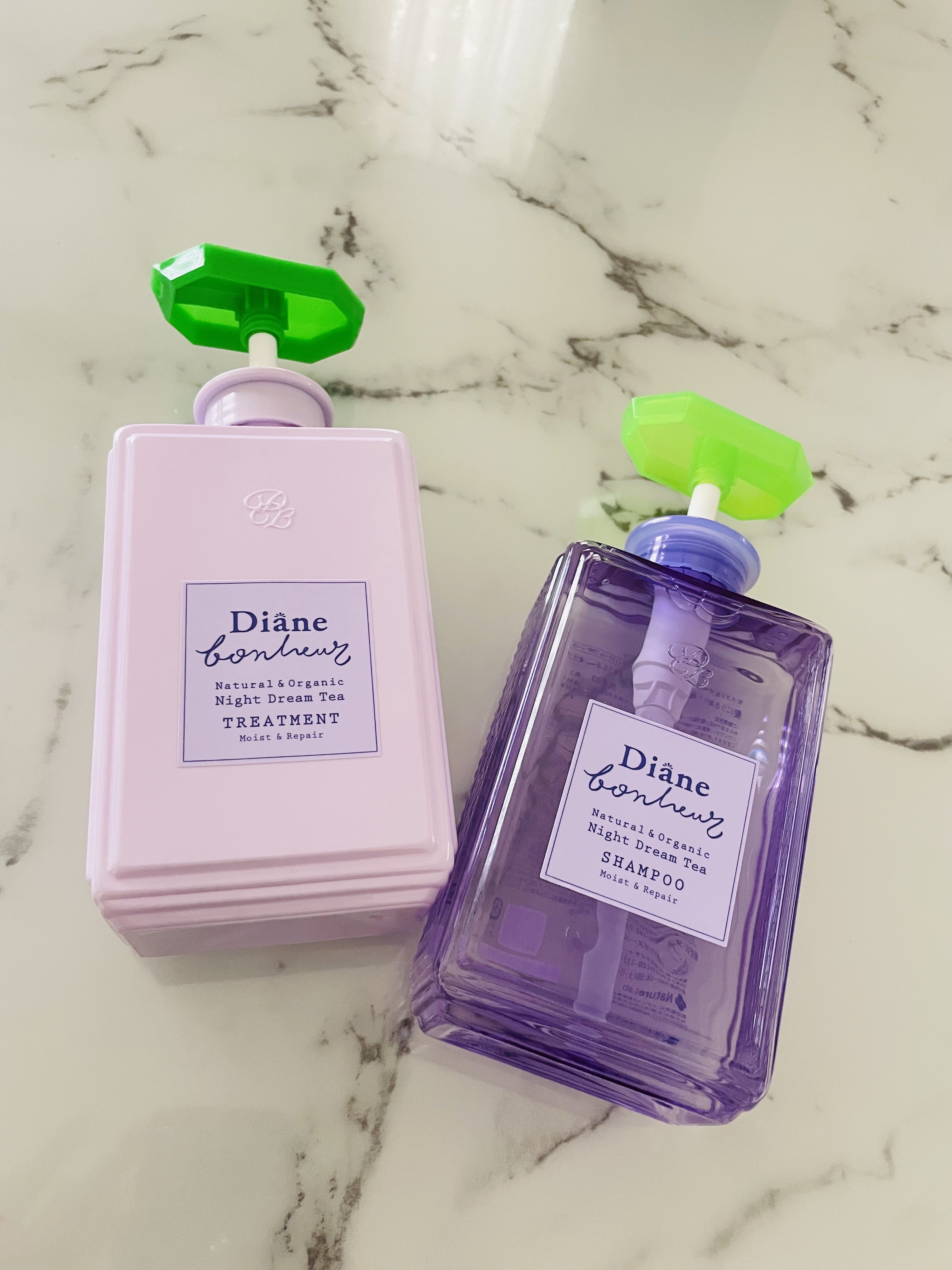 ダイアンボヌール モイスト＆リペア シャンプー/トリートメント ナイトドリームティーの香り シャンプー 500ml/ダイアン/市販シャンプーを使ったクチコミ（1枚目）