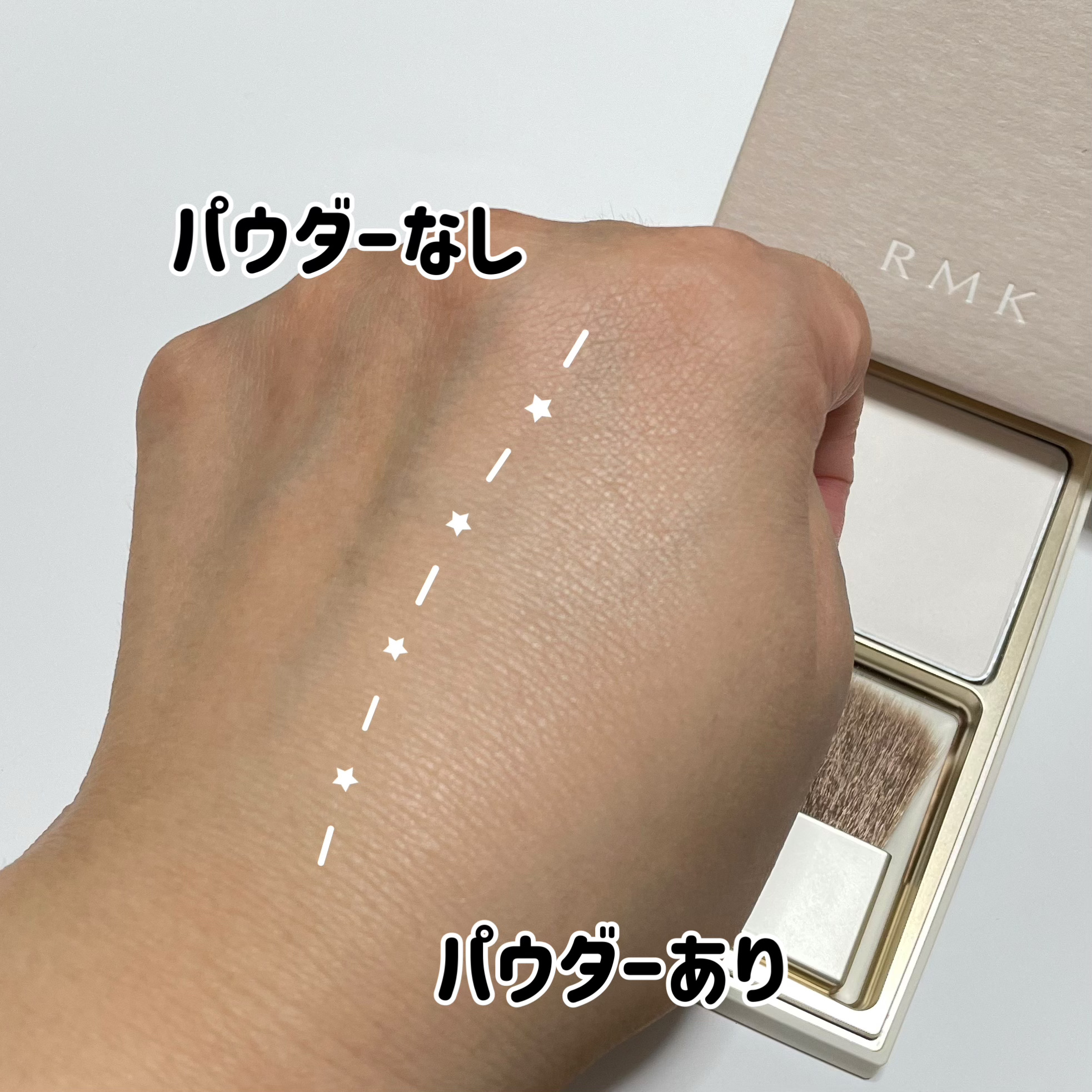 シルクフィット セッティングパウダー 9.8g/RMK/プレストパウダーを使ったクチコミ（3枚目）