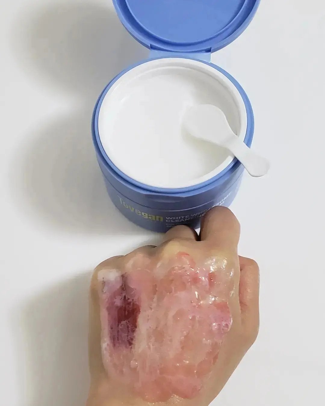 カラーフードシリーズホワイトホールサムクレンジングバーム/Tovegan/クレンジングバームを使ったクチコミ(8枚目)