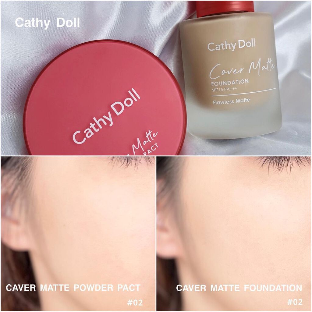 カバーマットファンデーション/CathyDoll/クリーム・エマルジョンファンデーションを使ったクチコミ(1枚目)