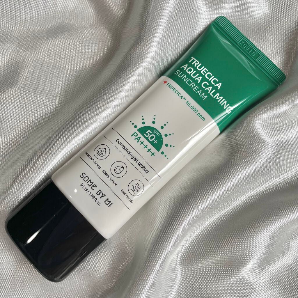 TRUECICA アクアカーミング日焼け止め/SOME BY MI/日焼け止めクリームを使ったクチコミ(2枚目)