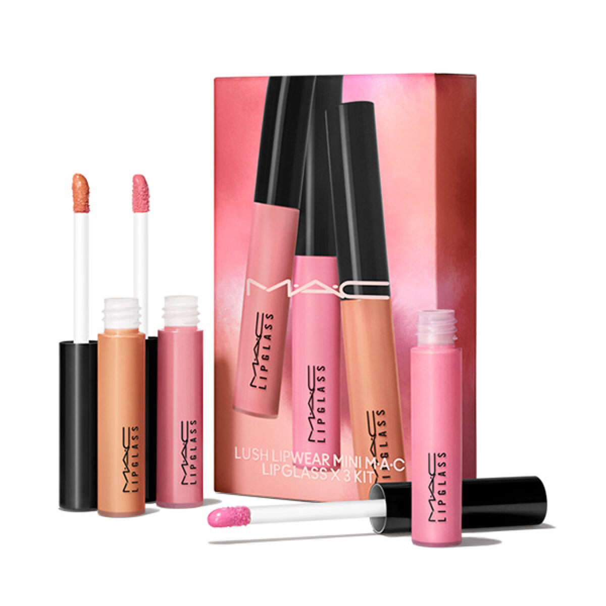 M・A・C ラッシュリップウェアミニM·A·C リップガラス×3 キット