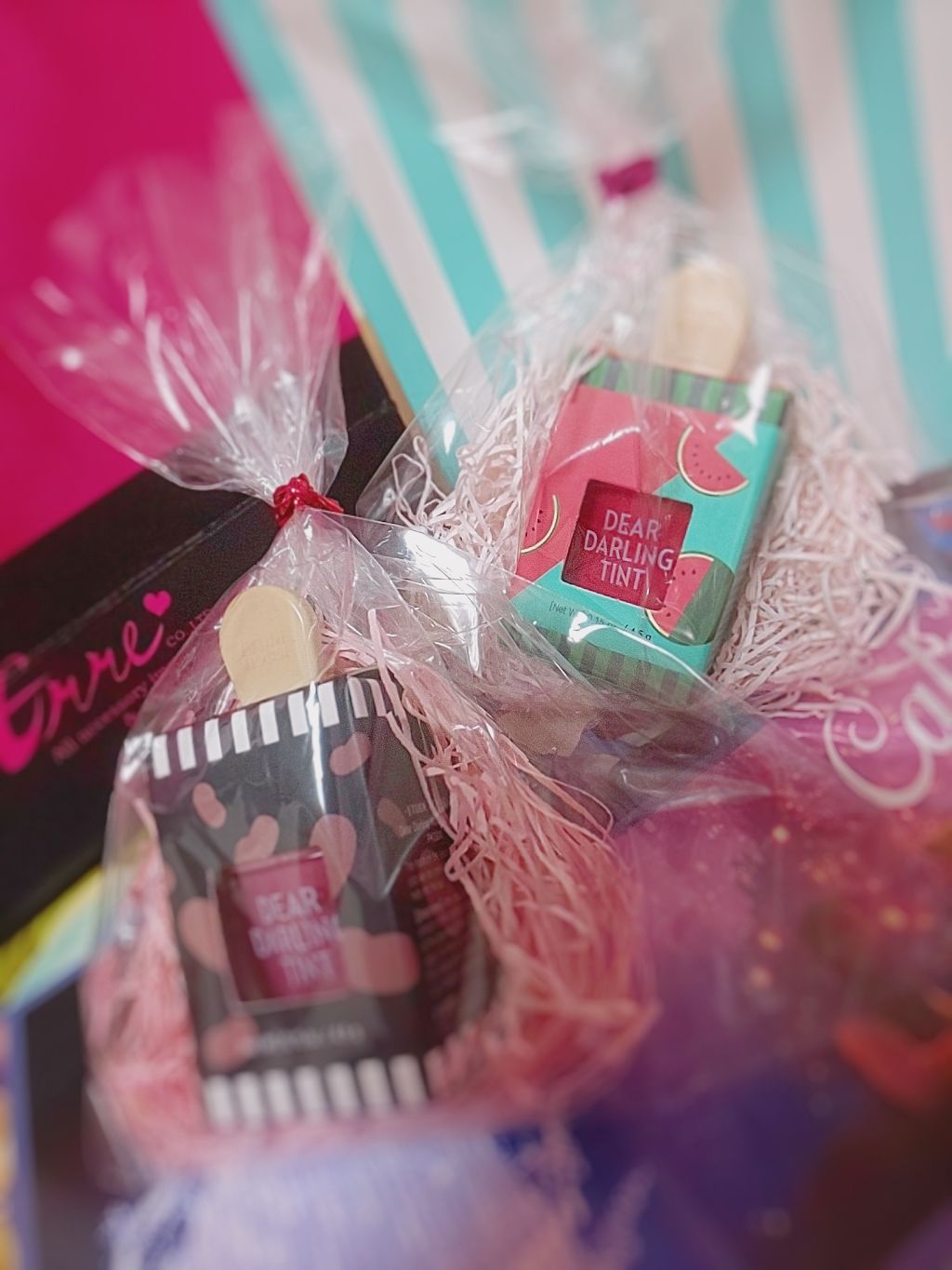 ディアダーリン ウォータージェルティント （アイスティント）/ETUDE/口紅を使ったクチコミ（2枚目）