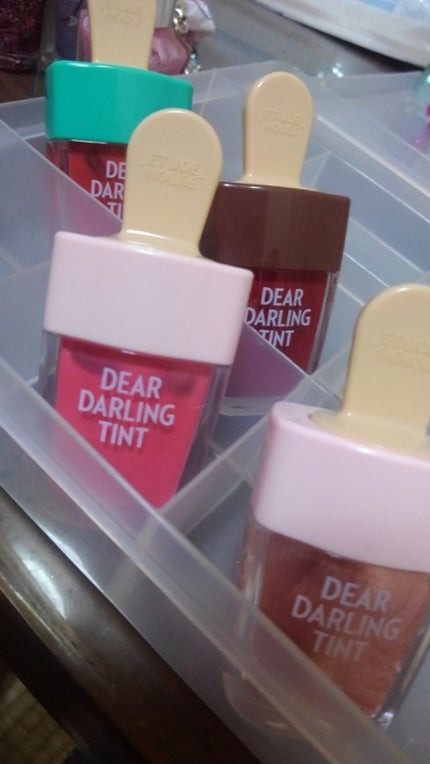 ディアダーリン ウォータージェルティント (アイスティント)/ETUDE/口紅を使ったクチコミ(1枚目)